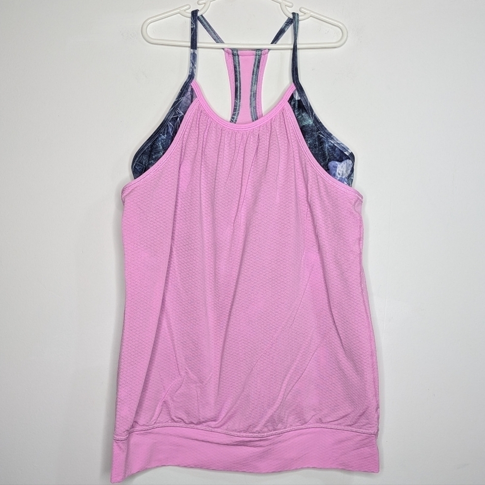 Ivivva by Lululemon pink purple exercise workout tank top 14